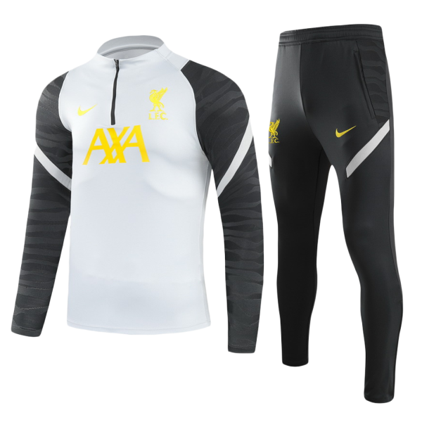 Kids Liverpool Zipper
Tracksuit Sweat Shirt Kit(Top+Pants) 2021/22 Nike