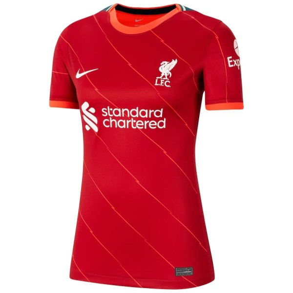 Women's Replica Liverpool Home Soccer Jersey Shirt 2021/22 Nike