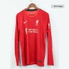 Men's Replica Liverpool Home Long Sleeves Soccer Jersey Shirt 2021/22 Nike