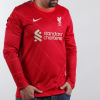 Men's Replica Liverpool Home Long Sleeves Soccer Jersey Shirt 2021/22 Nike