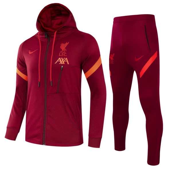 Men's Liverpool Hoodie Training Kit (Jacket+Pants) 2021/22 Nike