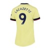 Women's Replica LACAZETTE #9 Arsenal Away Soccer Jersey Shirt 2021/22 Nike