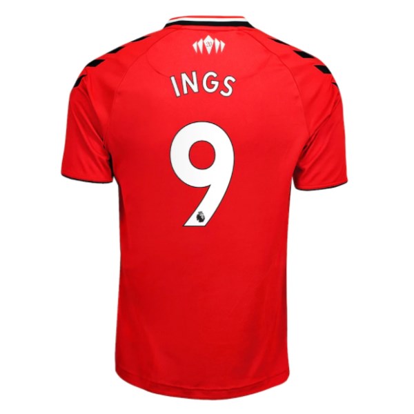 Men's Replica INGS #9 Southhampton Home Soccer Jersey Shirt 2021/22 Hummel