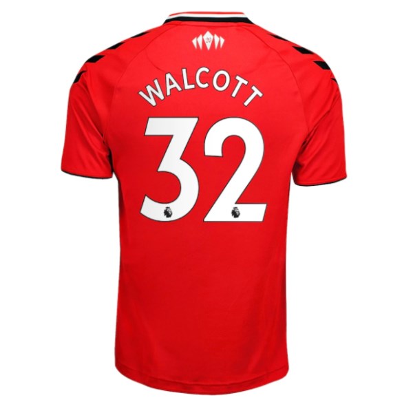 Men's Replica WALCOTT #32 Southhampton Home Soccer Jersey Shirt 2021/22 Hummel