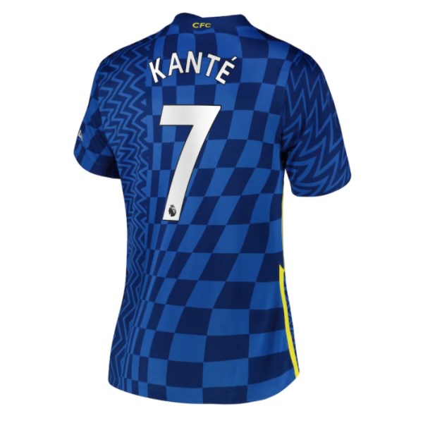 Women's Replica KANTÉ #7 Chelsea Home Soccer Jersey Shirt 2021/22 Nike