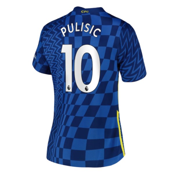 Women's Replica PULISIC #10 Chelsea Home Soccer Jersey Shirt 2021/22 Nike