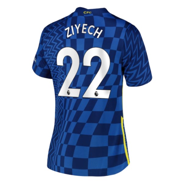 Women's Replica ZIYECH #22 Chelsea Home Soccer Jersey Shirt 2021/22 Nike
