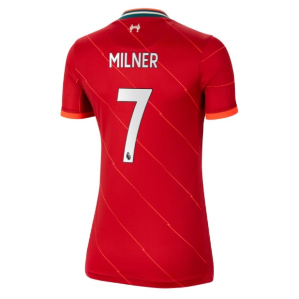 Women's Replica MILNER #7 Liverpool Home Soccer Jersey Shirt 2021/22 Nike