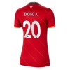 Women's Replica DIOGO J. #20 Liverpool Home Soccer Jersey Shirt 2021/22 Nike