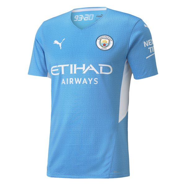 Men's Authentic Manchester City Home Soccer Jersey Shirt 2021/22 Puma