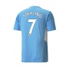 Men's Replica STERLING #7 Manchester City Home Soccer Jersey Shirt 2021/22 Puma