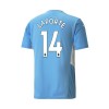 Men's Replica LAPORTE #14 Manchester City Home Soccer Jersey Shirt 2021/22 Puma