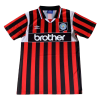 Men's Retro 1996 Manchester City Away Soccer Jersey Shirt Adidas