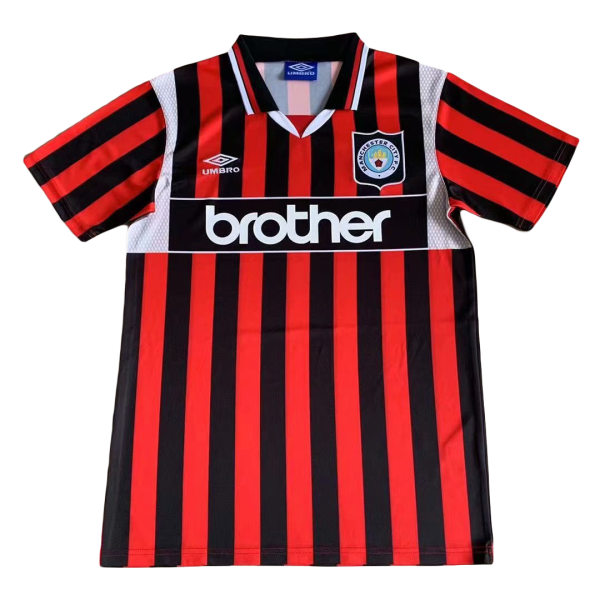 Men's Retro 1996 Manchester City Away Soccer Jersey Shirt Adidas