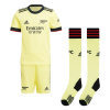 Men's Replica Arsenal Away Soccer Jersey Whole Kit (Jersey+Shorts+Socks) 2021/22 Adidas