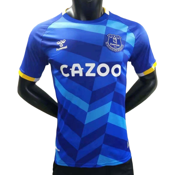 Men's Authentic Everton Home Soccer Jersey Shirt 2021/22 Hummel