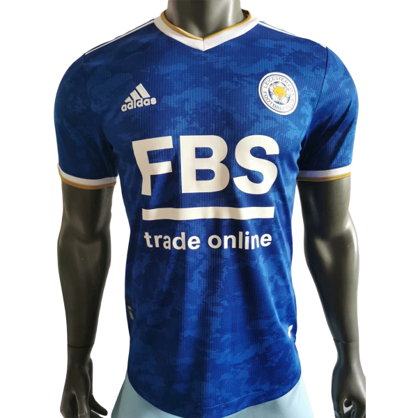 Men's Authentic Leicester City Home Soccer Jersey Shirt 2021/22 Adidas