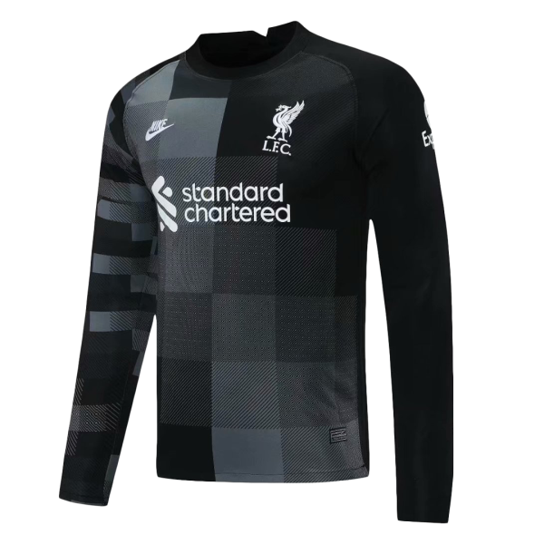 Men's Replica Liverpool Goalkeeper Soccer Jersey Shirt 2021/22 Nike
