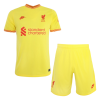 Kids Liverpool Third Away Soccer Jersey Kit (Jersey+Shorts) 2021/22 Nike