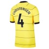 Men's Authentic CHRISTENSEN #4 Chelsea Away Soccer Jersey Shirt 2021/22 Nike