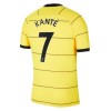 Men's Authentic KANTÉ #7 Chelsea Away Soccer Jersey Shirt 2021/22 Nike