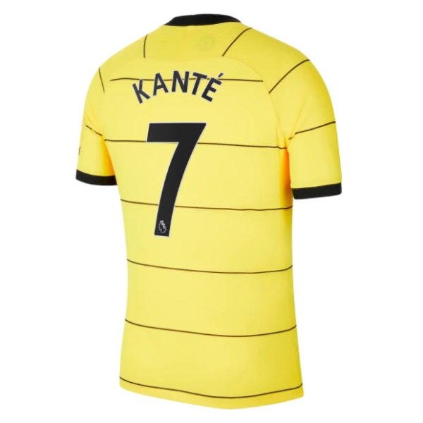 Men's Authentic KANTÉ #7 Chelsea Away Soccer Jersey Shirt 2021/22 Nike