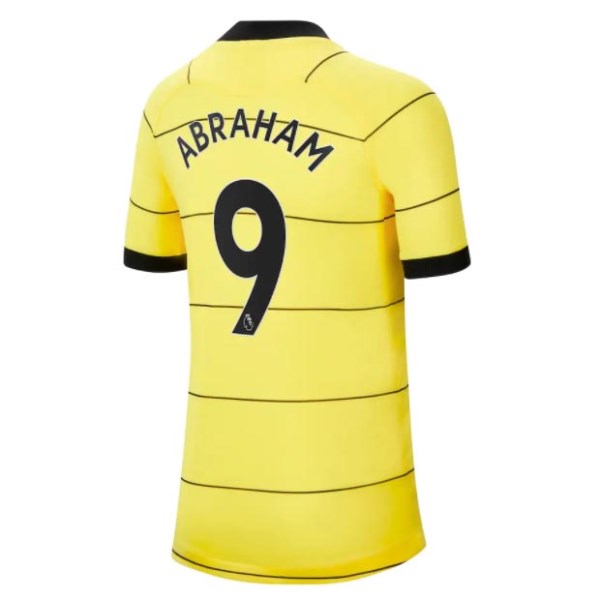 Men's Authentic ABRAHAM #9 Chelsea Away Soccer Jersey Shirt 2021/22 Nike