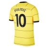 Men's Authentic PULISIC #10 Chelsea Away Soccer Jersey Shirt 2021/22 Nike