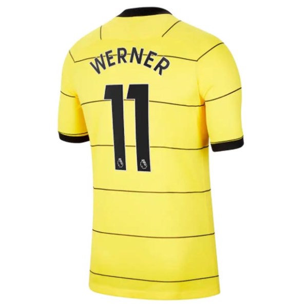 Men's Authentic WERNER #11 Chelsea Away Soccer Jersey Shirt 2021/22 Nike