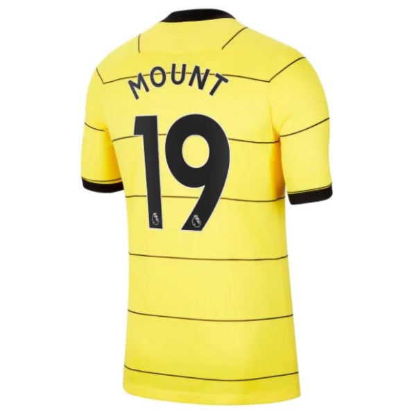 Men's Authentic MOUNT #19 Chelsea Away Soccer Jersey Shirt 2021/22 Nike