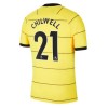 Men's Authentic CHILWELL #21 Chelsea Away Soccer Jersey Shirt 2021/22 Nike