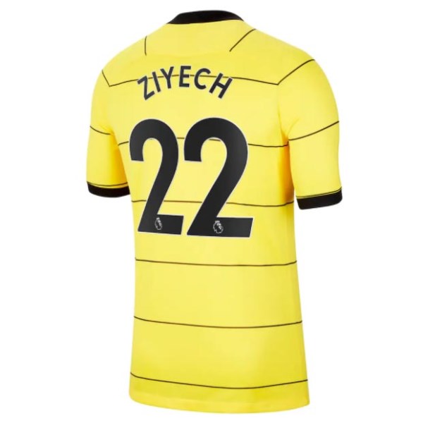 Men's Authentic ZIYECH #22 Chelsea Away Soccer Jersey Shirt 2021/22 Nike