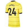 Men's Authentic JAMES #24 Chelsea Away Soccer Jersey Shirt 2021/22 Nike