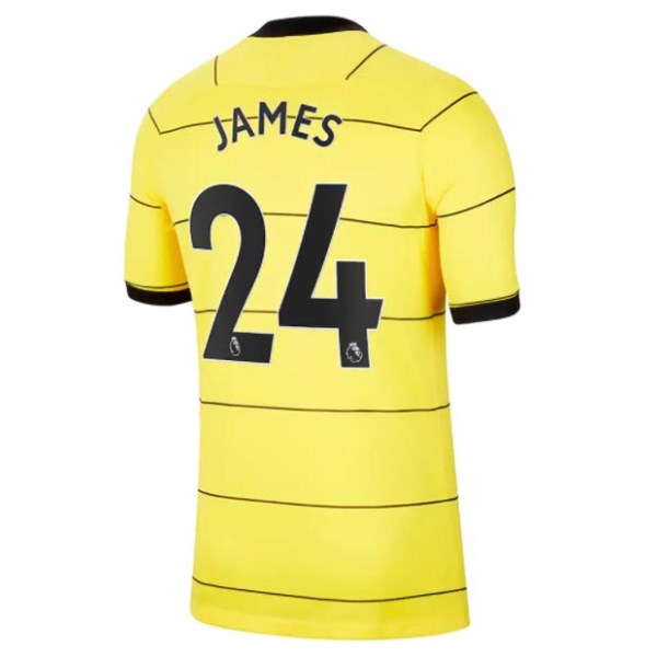 Men's Authentic JAMES #24 Chelsea Away Soccer Jersey Shirt 2021/22 Nike