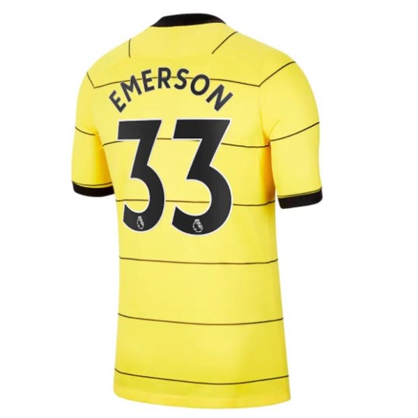 Men's Authentic EMERSON #33 Chelsea Away Soccer Jersey Shirt 2021/22 Nike
