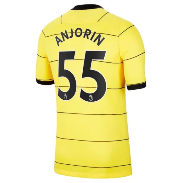 Men's Authentic ANJORIN #55 Chelsea Away Soccer Jersey Shirt 2021/22 Nike