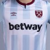 Men's Replica West Ham United Away Soccer Jersey Shirt 2021/22 Umbro