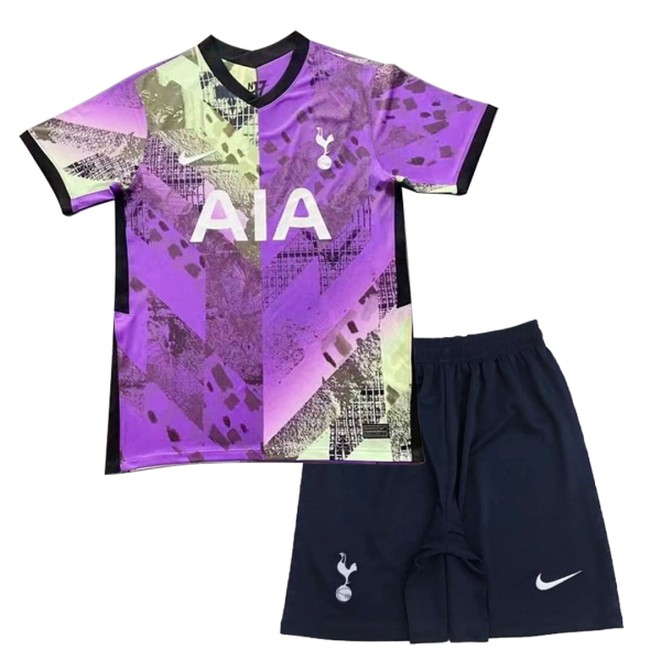 Kids Tottenham Hotspur Third Away Soccer Jersey Kit (Jersey+Shorts) 2021/22 Nike