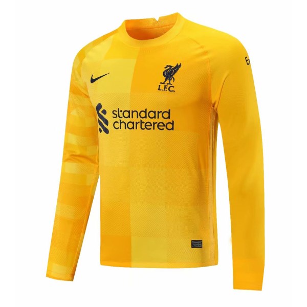 Men's Replica Liverpool Goalkeeper Soccer Jersey Shirt 2021/22 Nike