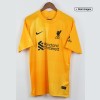 Men's Replica Liverpool Goalkeeper Soccer Jersey Shirt 2021/22 Nike