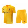 Men's Replica Liverpool Goalkeeper Soccer Jersey Kit (Jersey+Shorts) 2021/22 Nike