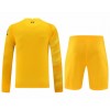 Men's Replica Liverpool Goalkeeper Soccer Jersey Kit (Jersey+Shorts) 2021/22 Nike
