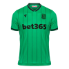 Men's Replica Stoke City Away Soccer Jersey Shirt 2021/22 Macron