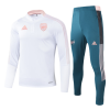 Men's Arsenal Zipper Tracksuit Sweat Shirt Kit (Top+Trousers) 2021/22 Adidas