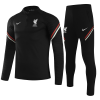 Men's Liverpool Zipper Tracksuit Sweat Shirt Kit (Top+Trousers) 2021/22 Nike