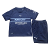 Kids Manchester City Third Away Soccer Jersey Kit (Jersey+Shorts) 2021/22 Puma