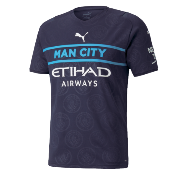 Men's Replica Manchester City Third Away Soccer Jersey Shirt 2021/22 Puma