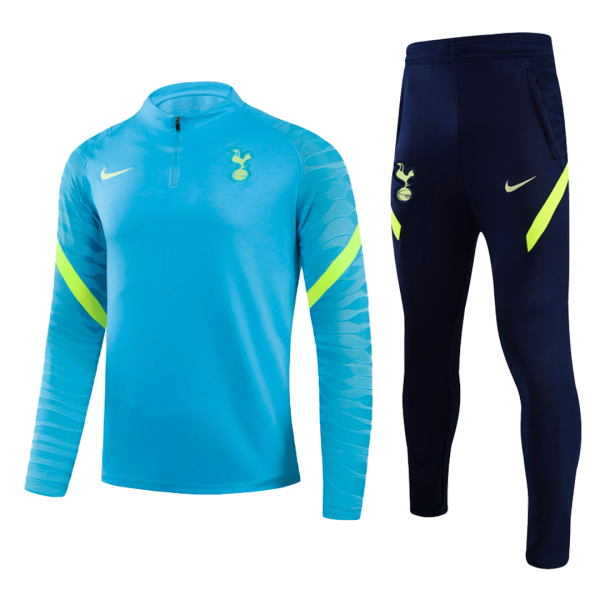 Men's Tottenham Hotspur Zipper Tracksuit Sweat Shirt Kit (Top+Trousers) 2021/22 Nike