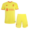 Men's Replica Liverpool Third Away Soccer Jersey Kit (Jersey+Shorts) 2021/22 Nike