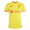 Men's Replica Liverpool Third Away Soccer Jersey Kit (Jersey+Shorts) 2021/22 Nike